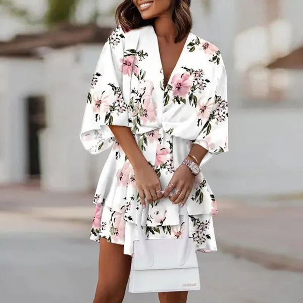 Sara® | Dress with floral pattern