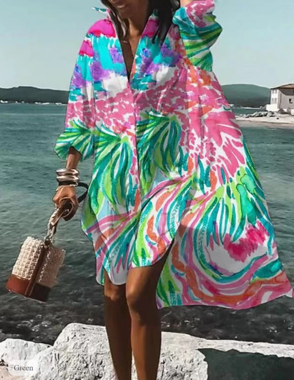 Lara® | Colourful summer leisure dress