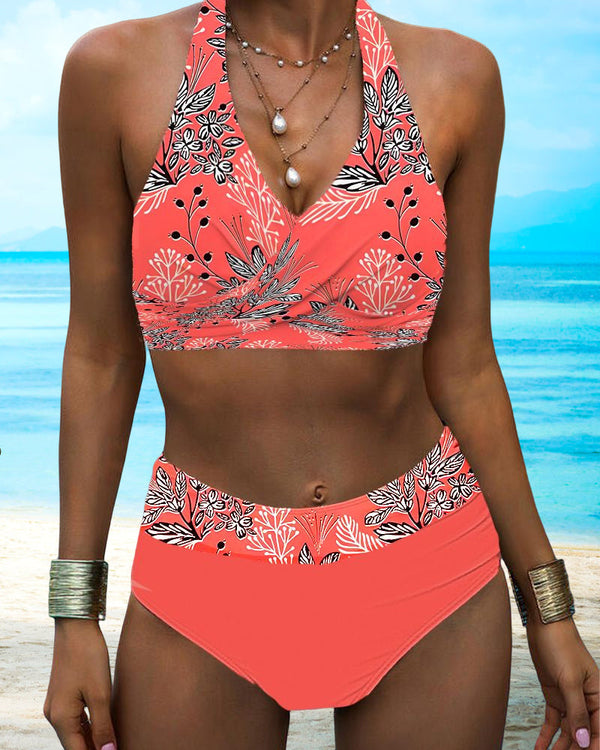 Althea® | Halterneck printed bikini set