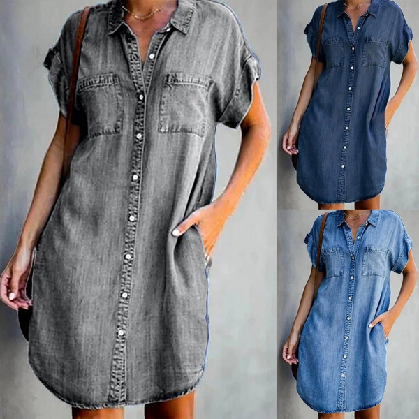 Prescilla® | Denim dress