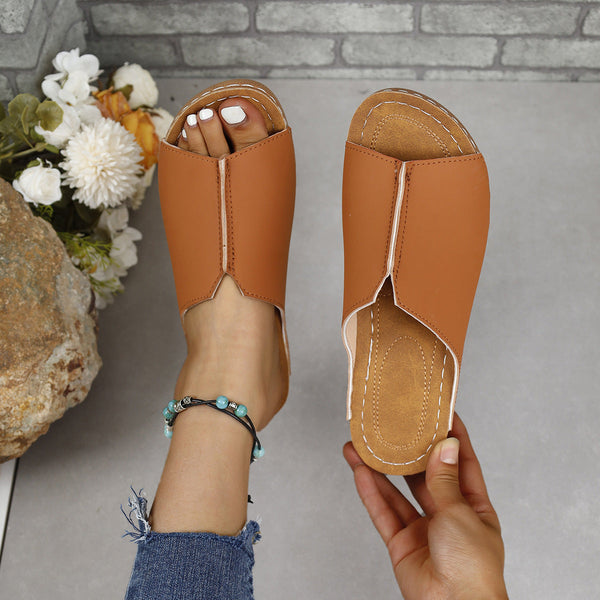 Lucy® | Leather Open Toe Sandals