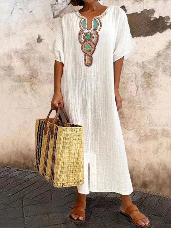 Kenzie® | Airy kaftan dress with an ethnic accent