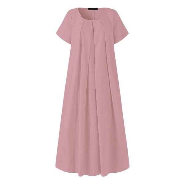 Abegail® | Casual Maxi Dress with square neck