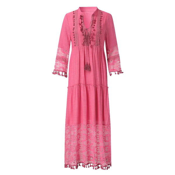 Delhi® | 3/4 Sleeve Lace Dress