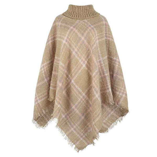 Khaki-Womens-Shawl-Wrap-Poncho-Ruana-Cape-Open-Front-Cardigan-Shawls-for-Fall-Winter-K439