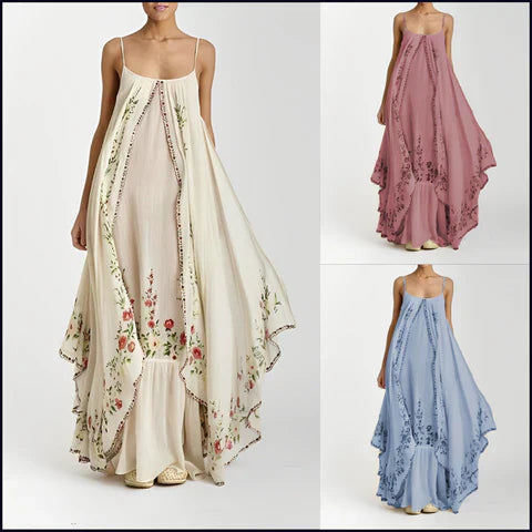 Antonette® | Long dress with bohemian print