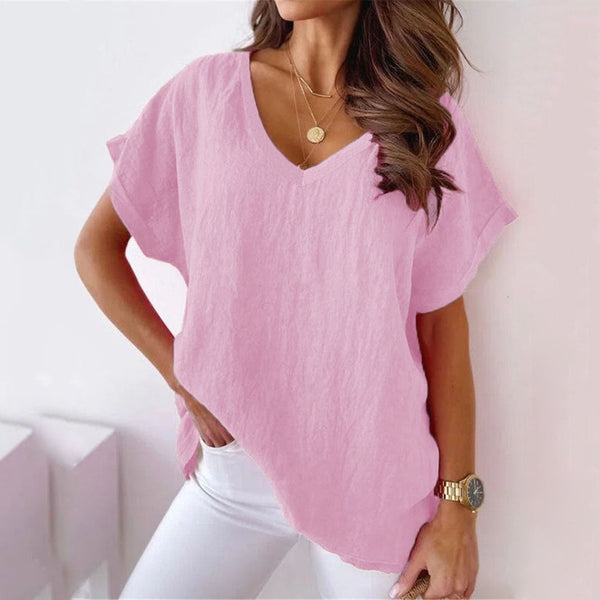 Luna® | Comfortable sleeve V-neck shirt