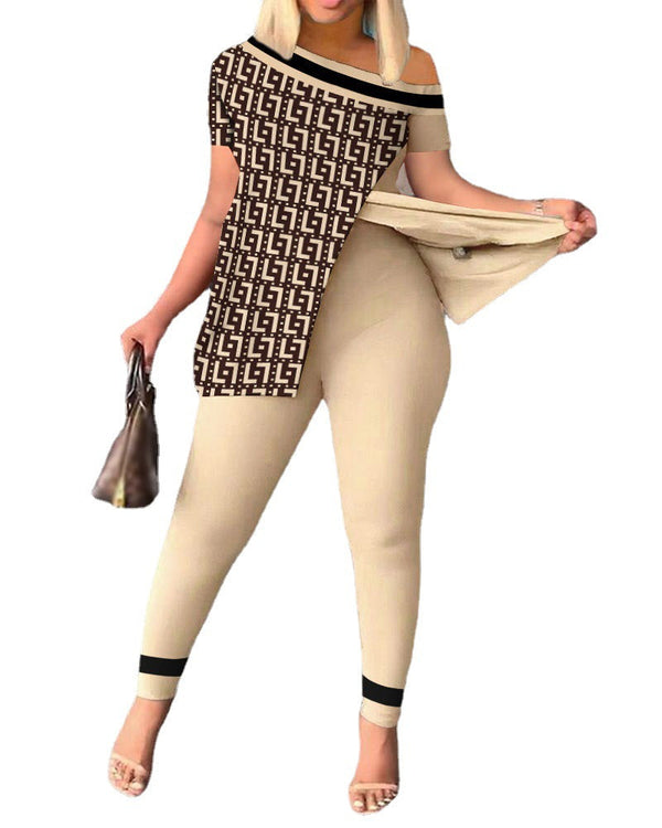 Naia® | Elegant and light top and pants set