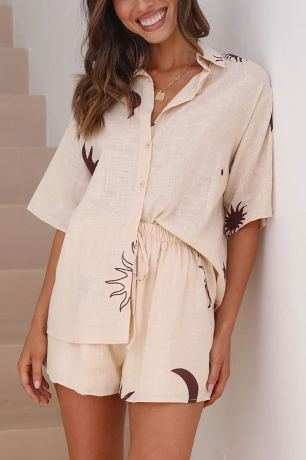 Gunda® | Light and breezy Shirt and shorts set