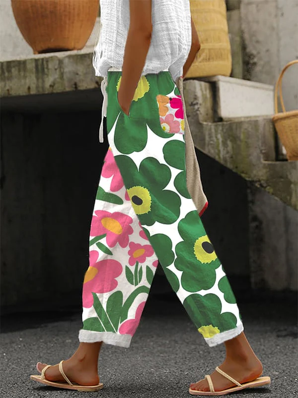 Valentina® | Printed casual trousers for women