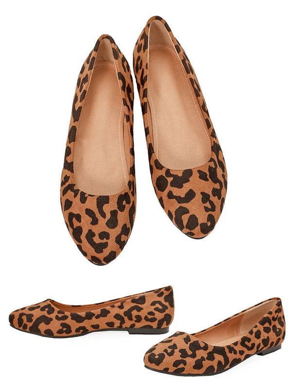 Mica® | Leopard Print Flat Shoes