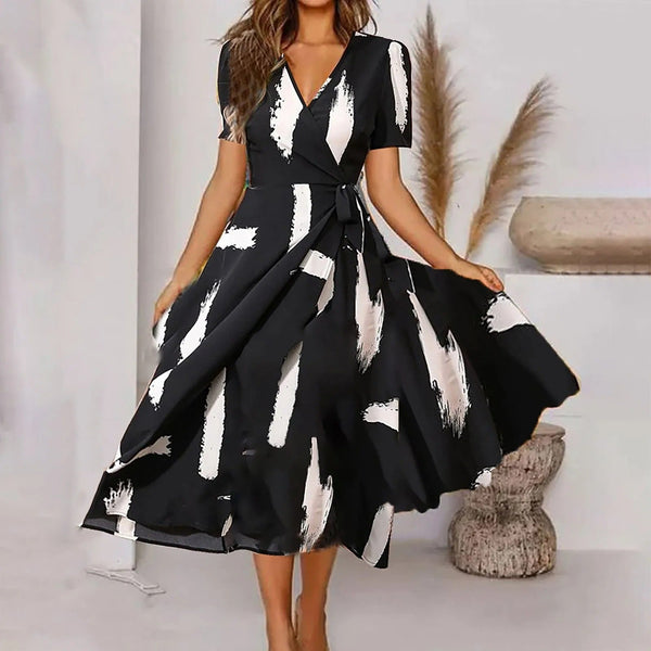 Muriel® | Ladies' maxi dress with vintage print