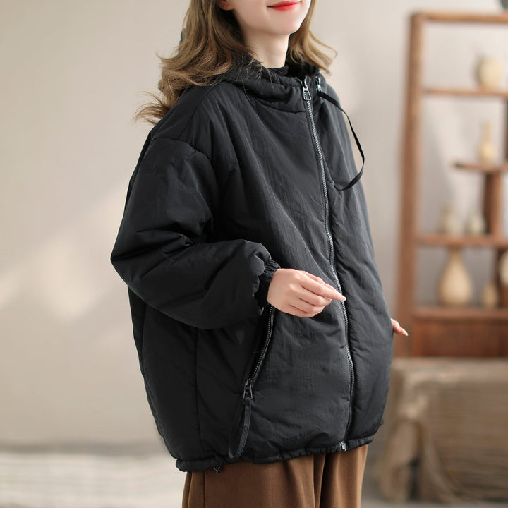 Winter Minimalist Casual Quilted Warm Coat