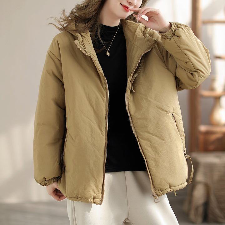 Winter Minimalist Casual Quilted Warm Coat